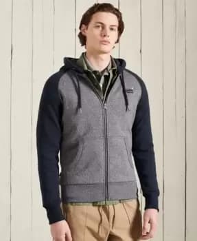 Superdry Orange Label Classic Raglan Zip Hoodie