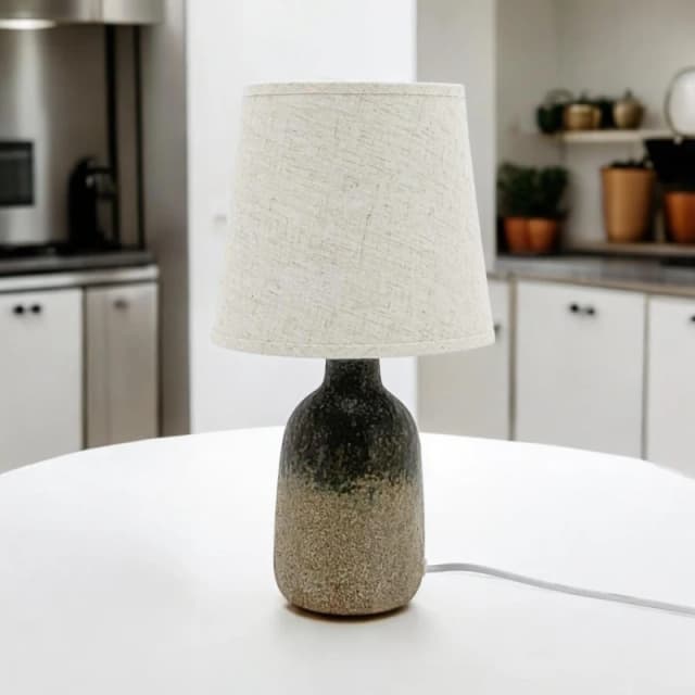 MSL 52CM HAND FINISHED LAMP AND SHADE