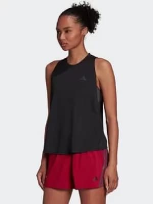 adidas Run Icons Running Tank Top, Black Size XS Women