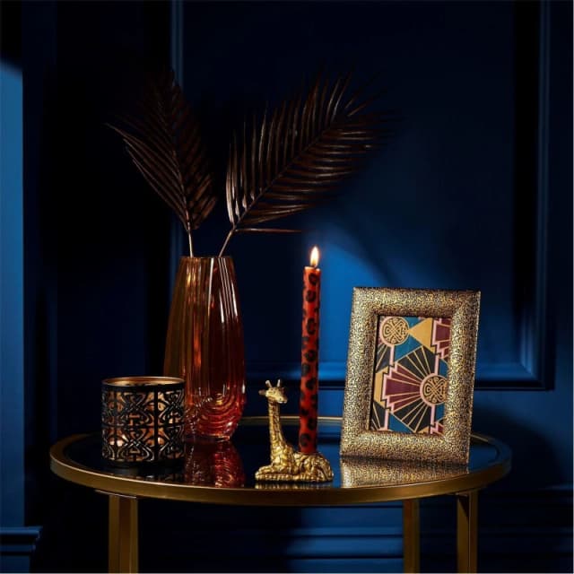 Biba Biba Leopard Print Photo Frame - Gold Gold One Size