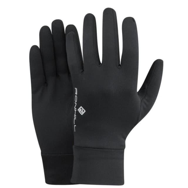 Ronhill Mens Classic Gloves in Black Size: Small Black Male S