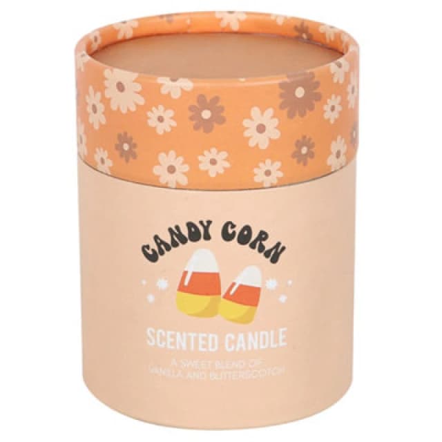 Something Different Something Different Candy Corn Vanilla & Butterscotch Scented Candle in Orange Orange One Size Unisex 5063806045090