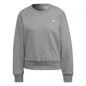 adidas Sportswear Seasonals Stadium Sweatshirt Wom - Medium Grey Heather