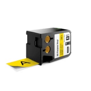 Dymo 1868774 41mm x 7m Roll All Purpose Vinyl Black On Yellow
