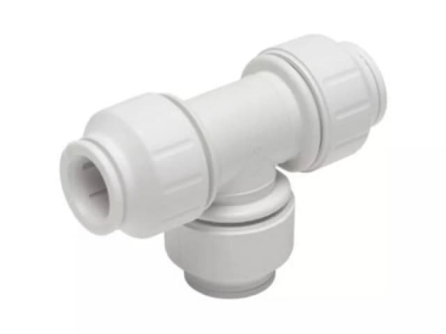 John Guest Equal Tee 22mm White