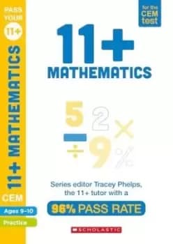 11+ Mathematics Practice and Assessment for the CEM Test Ages 09-10 - Tracey Phelps - Paperback - Used