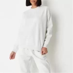 Missguided Brushed Back Sweatshirt - Grey