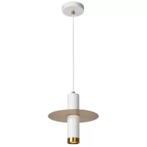 Lucide SELIN - Pendant Light Bathroom - Ø6cm - 1xGU10 - IP44 - White