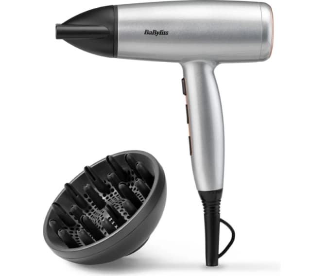 Babyliss Cosmos D580DU Hair Dryer - Silver/Grey 3030053005803