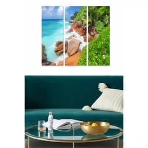 MDF56583928 Multicolor Decorative MDF Painting (3 Pieces)