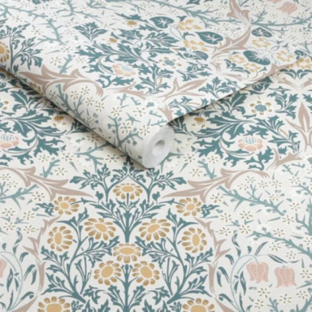 William Morris At Home Blackthorn Daydream Wallpaper