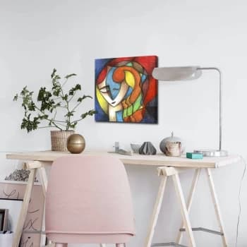 4545ABSC - 022 Multicolor Decorative Canvas Painting