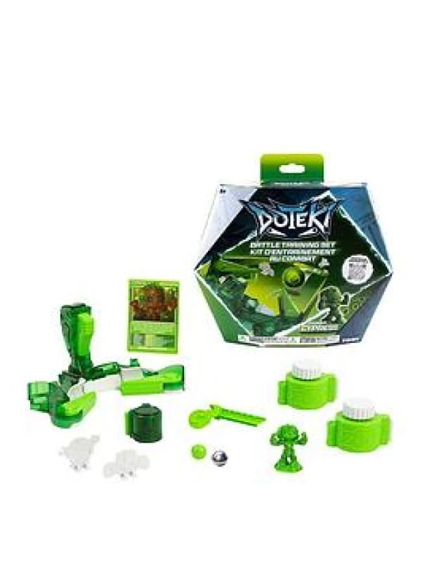 Doteki Battle Set Organika Multiplayer Action Game for Kids with High-Speed Battle Controller 4 Elemental Factions Collectable Champions Health Ke