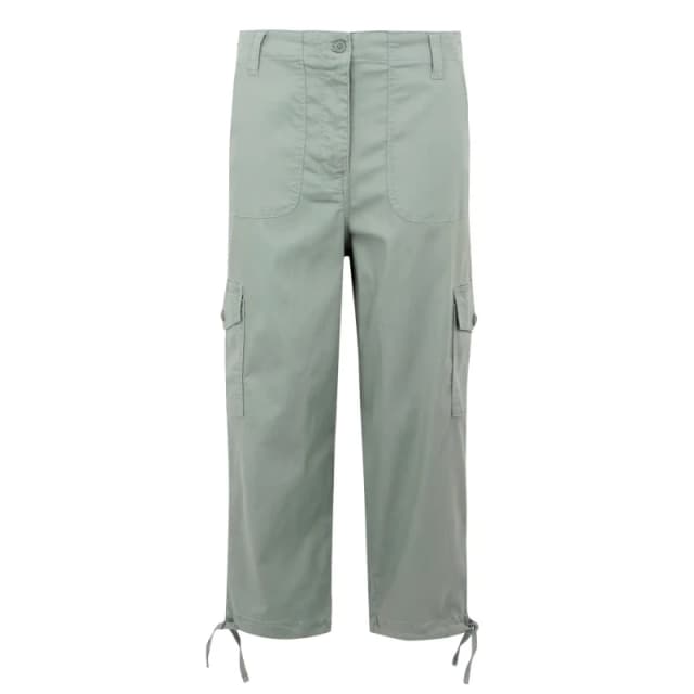 Womens Trousers Regatta Shorebella Capri Vert Female 36