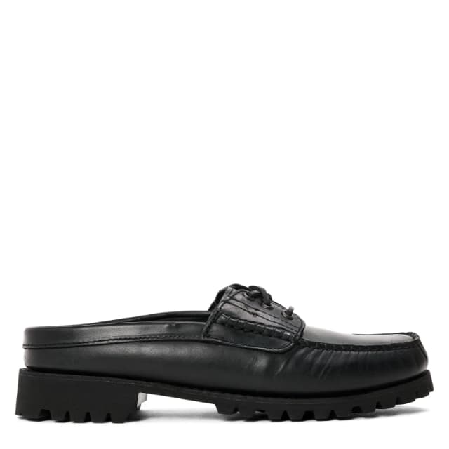 Timberland Mens Mule Shoe Flat Mules Blk Full Grain male 6 (39.5)