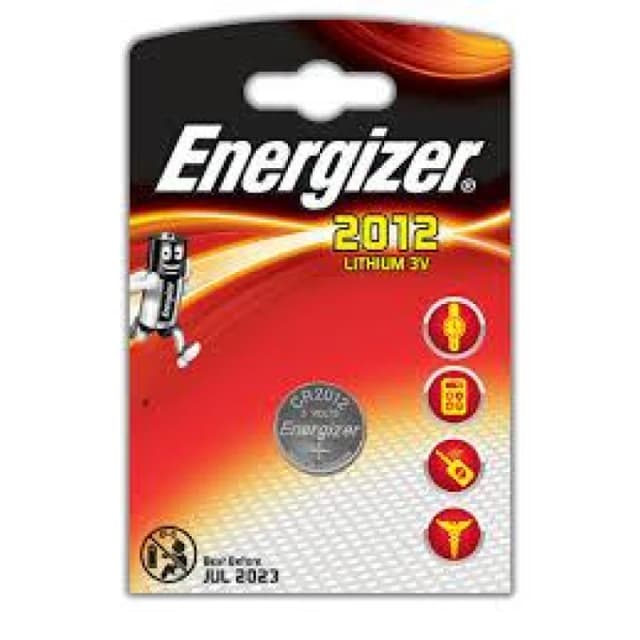 ENERGIZER ENERGIZER LITHIUM 3V CR2012 BATTERY