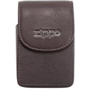 Zippo Leather Cigarette Case Brown