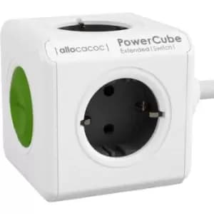 Allocacoc 50446 Socket cube 4x Grey PG connector