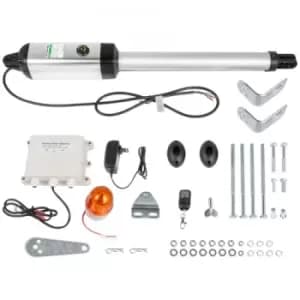 VEVOR Electric Gate Opener Single Swing Gate Opener 16mm/s Speed 50W Automatic Gate Openers with Remote Complete Kit Push/Pull-to-Open Up to 551lbs 16