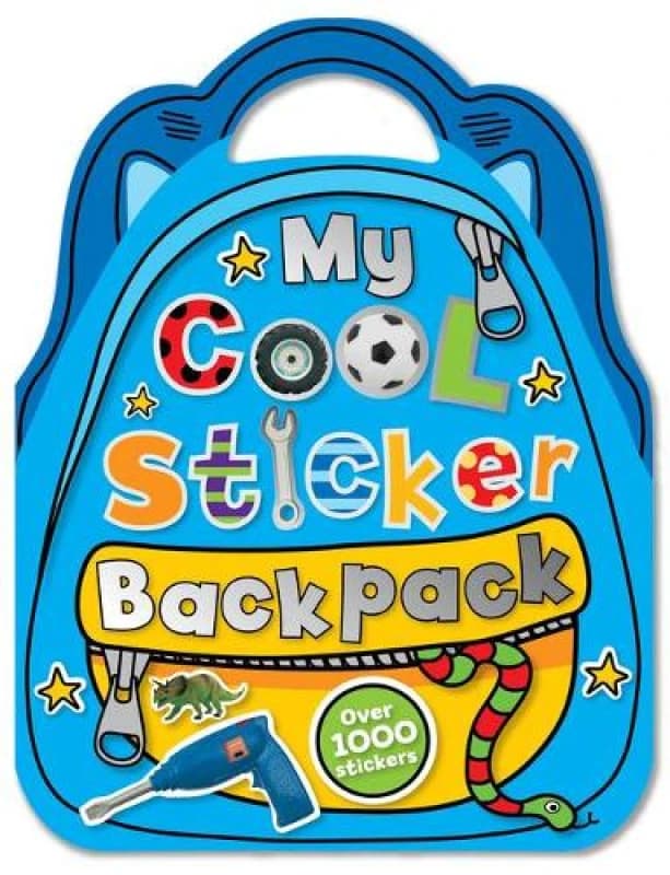 My Cool Sticker Backpack by Chris Scollen Book