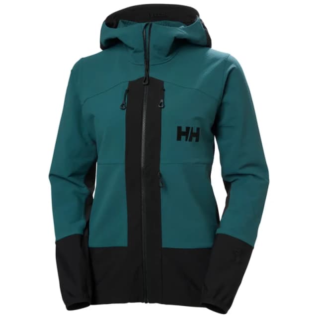 Helly Hansen Womens hooded waterproof jacket Helly Hansen Odin Bc Softshell Vert Female L