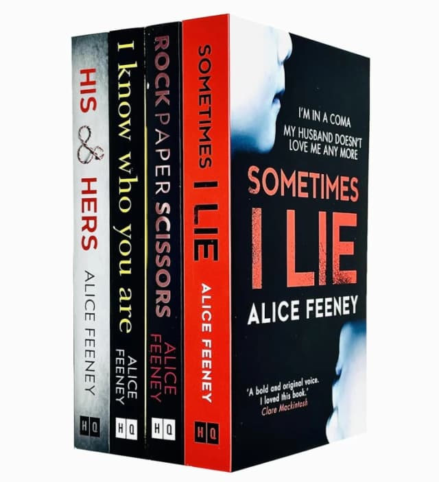 Alice Feeney Collection Rock Paper Scissors Sometimes I Lie His And Hers Alice Feeney Books