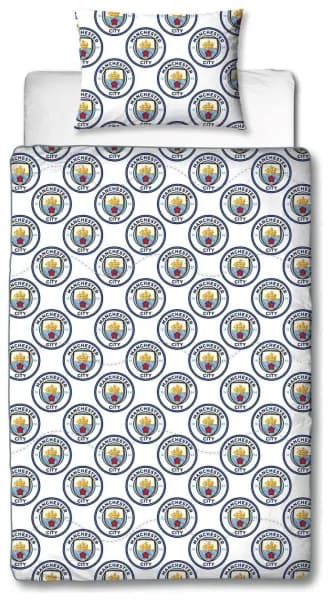 Manchester City 10.5 Tog Coverless Kids Bedding Set - Single