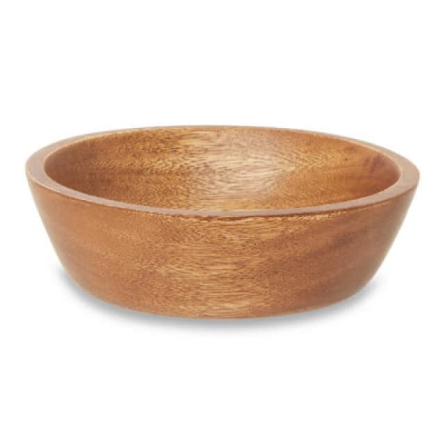 Orsina Sturdy Small Acacia Wood Bowl, Handcrafted Mini Fruit Dish, Rustic Wooden Server, Petite Wooden Kitchen Bowl