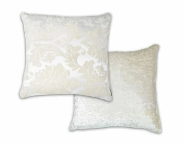 Baroque Cushion Cover In Ivory