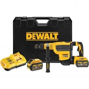 DEWALT DCH614 54v XR Cordless FLEXVOLT SDS Max Combination Hammer 2 x 9ah Li-ion Charger Case