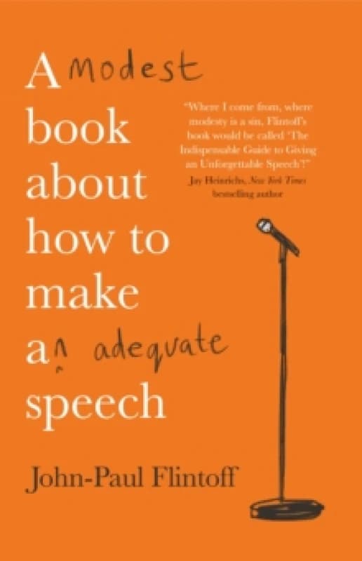 A Modest Book About How to Make an Adequate Speech Paperback / softback
