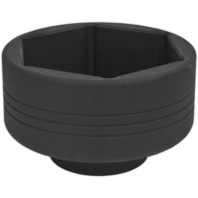 Loops 90mm Commercial 6 Point Impact Socket Bit - 1" Square Drive - Drop Forged Steel Metallics