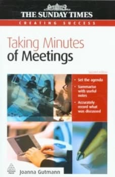 Taking Minutes of Meetings by Joanna Gutmann Paperback