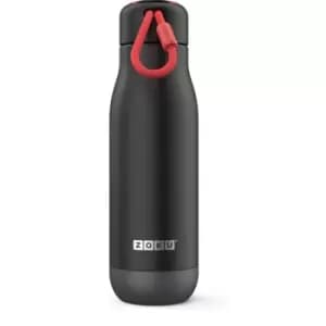 Zoku Powder Coated Stainless Steel Bottle 0.5L Black