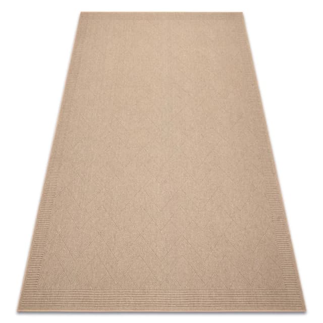 RugsX Villa Rug in Beige Size: 80cm x 150cm Beige Unisex 80cm x 150 cm