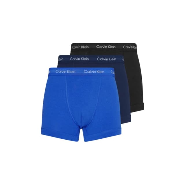 Calvin Klein (S) Calvin Klein 3 Pack Mens Boxer Trunks Cotton Stretch Underwear