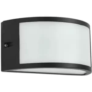 Zinc PAU 10W LED Outdoor Bulkhead Light Black