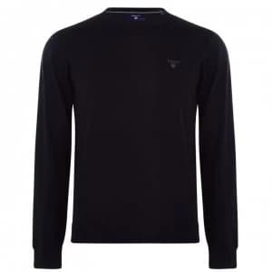 Gant Cotton Crew Neck Jumper - Navy 405