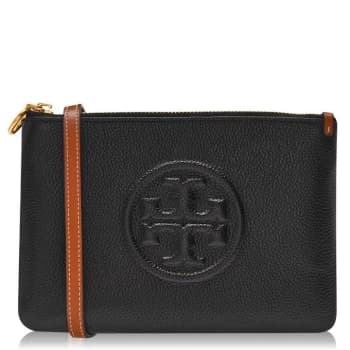 Tory Burch Tory Burch Perry Double Zip Bag - Black