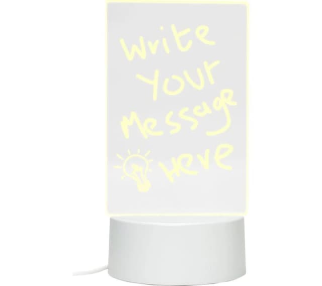 RED5 Light Up Memo Board - White 5056327918646