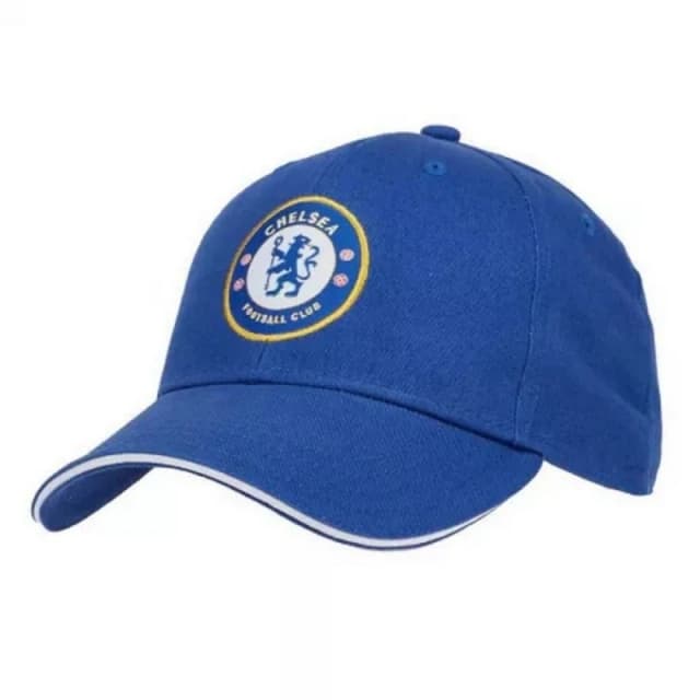 Chelsea FC Womens Crest Sandwich Peak Baseball Cap in Blue Blue Female One Size