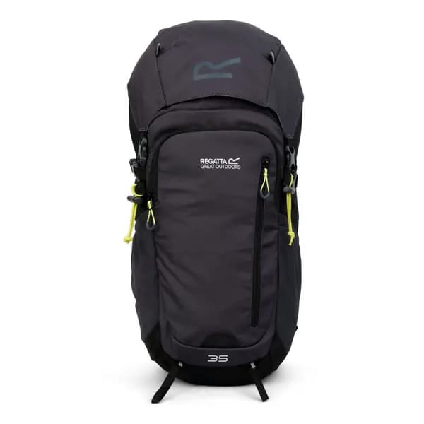 Regatta Mens Highton V2 35 Litre Rucksack 35 Litres Black/Seal Grey EU273-28P-ONE