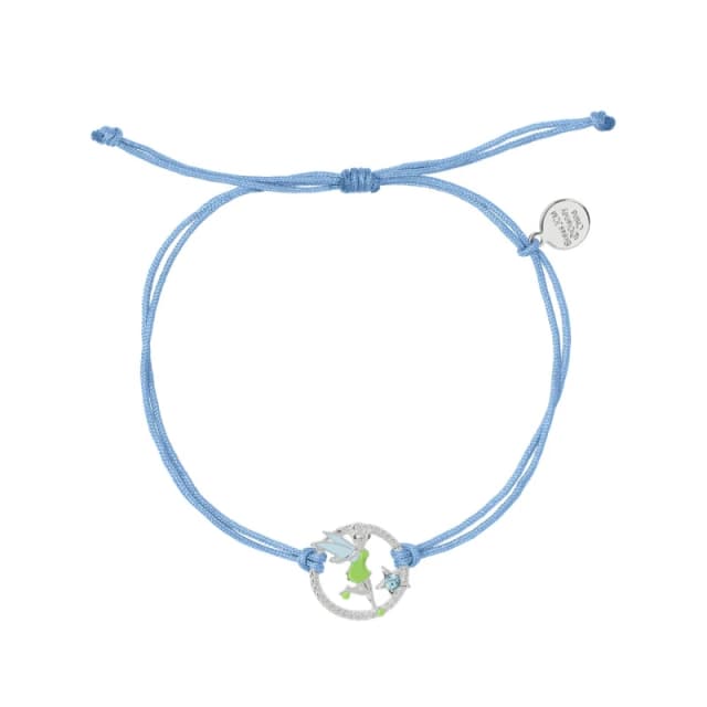 Disney Tinkerbell Adjustable Cord Bracelet Childrens - Multi Multi One Size