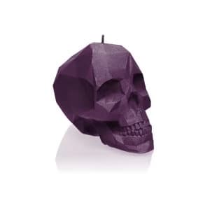 Violet Small Low Poly Skull