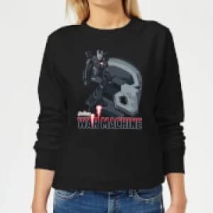 Avengers War Machine Womens Sweatshirt - Black