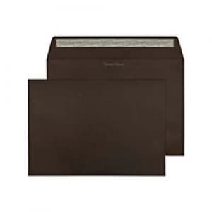 Creative Dark Coloured Envelopes C4 Peel & Seal 229 x 324mm Plain 120 gsm Bitter Chocolate Pack of 250