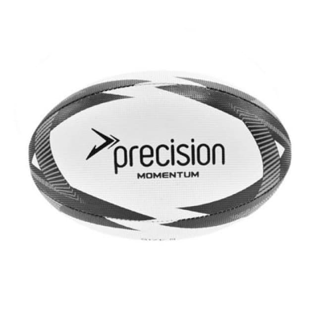 Precision Momentum Rugby Training Ball White/black/grey (5)