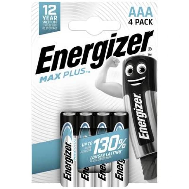 Energizer Energizer Max Plus AAA battery Alkali-manganese 1.5 V 4 pc(s) E303320600
