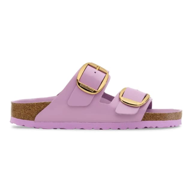 Birkenstock Natural patent leather sandals For Her Birkenstock Arizona Violet Female 36 Etroit