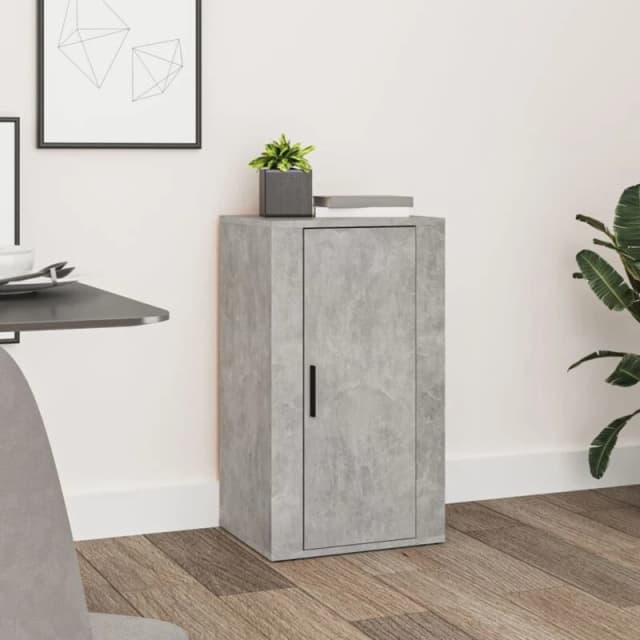 Vidaxl Sideboard Concrete Grey 40X33X70 Cm Engineered Wood, Grey 819416